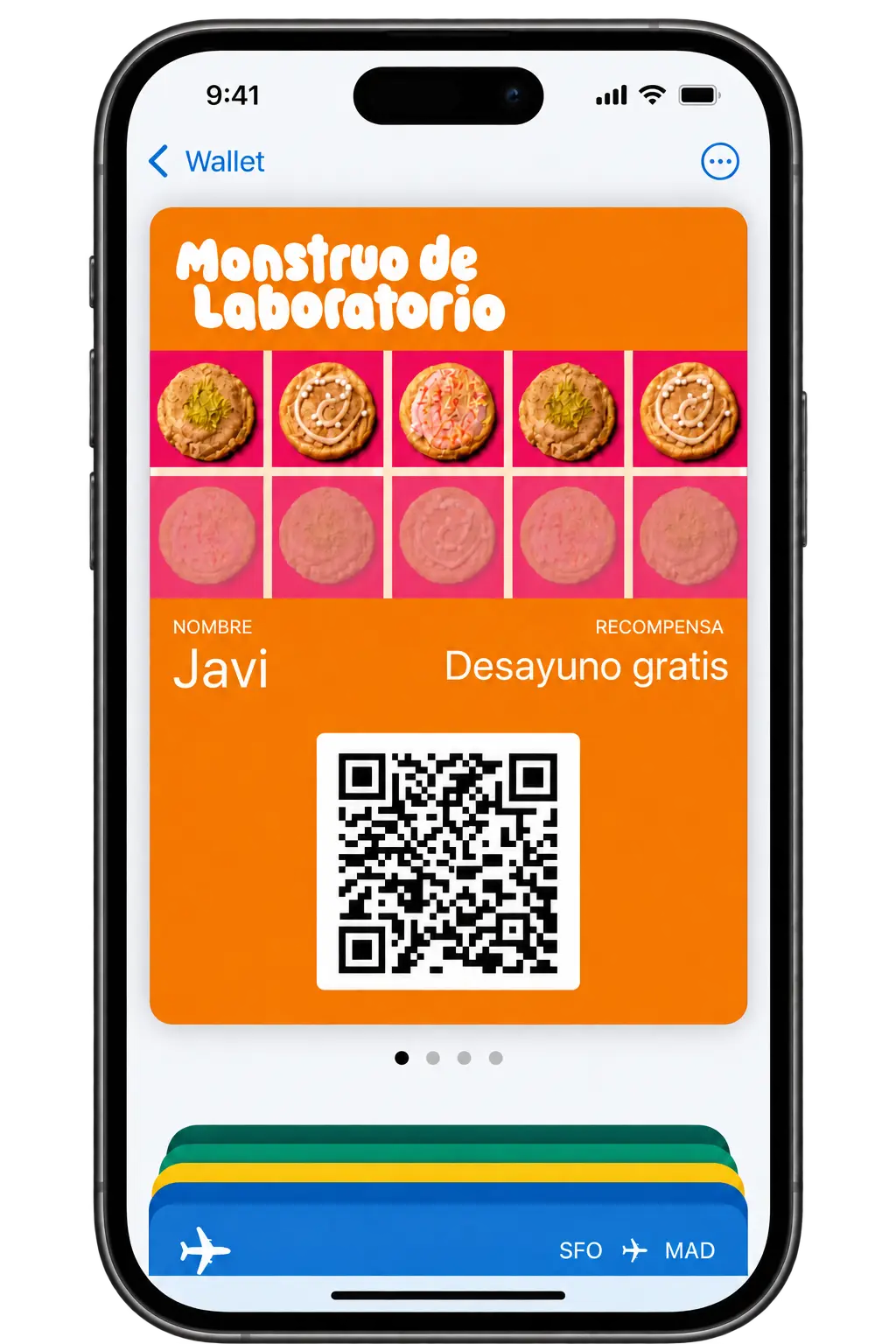 Tarjeta de Sellos en Apple Wallet